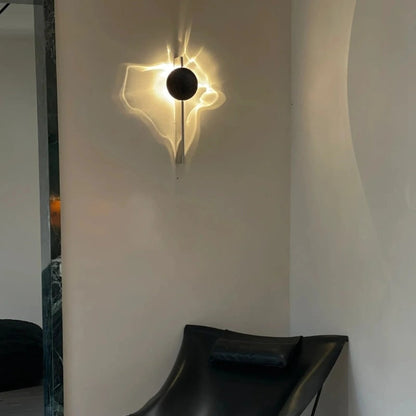 Wall Sconce Modern Ripple Adjustable Metal LED Light - Image 15