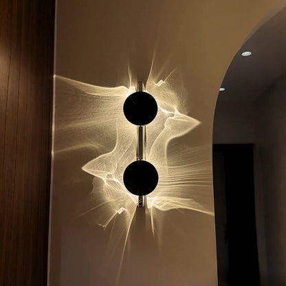 Wall Sconce Modern Ripple Adjustable Metal LED Light - Image 2