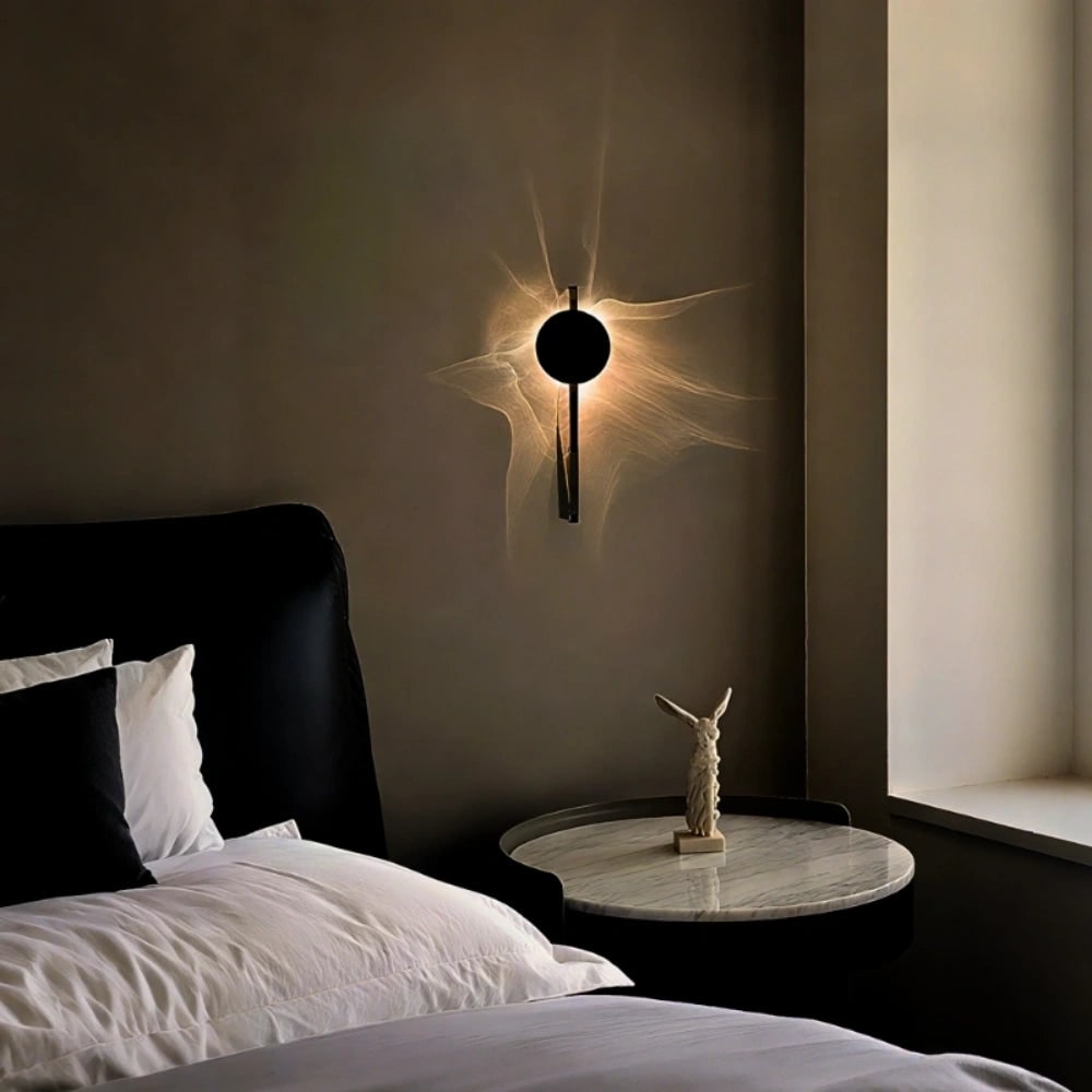 Wall Sconce Modern Ripple Adjustable Metal LED Light - Image 3