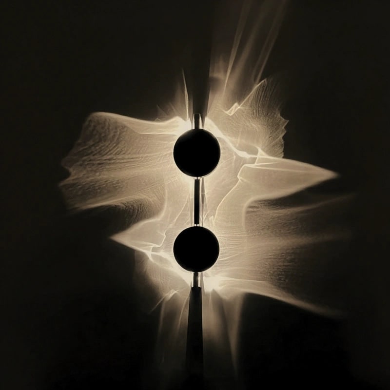 Wall Sconce Modern Ripple Adjustable Metal LED Light - Image 4