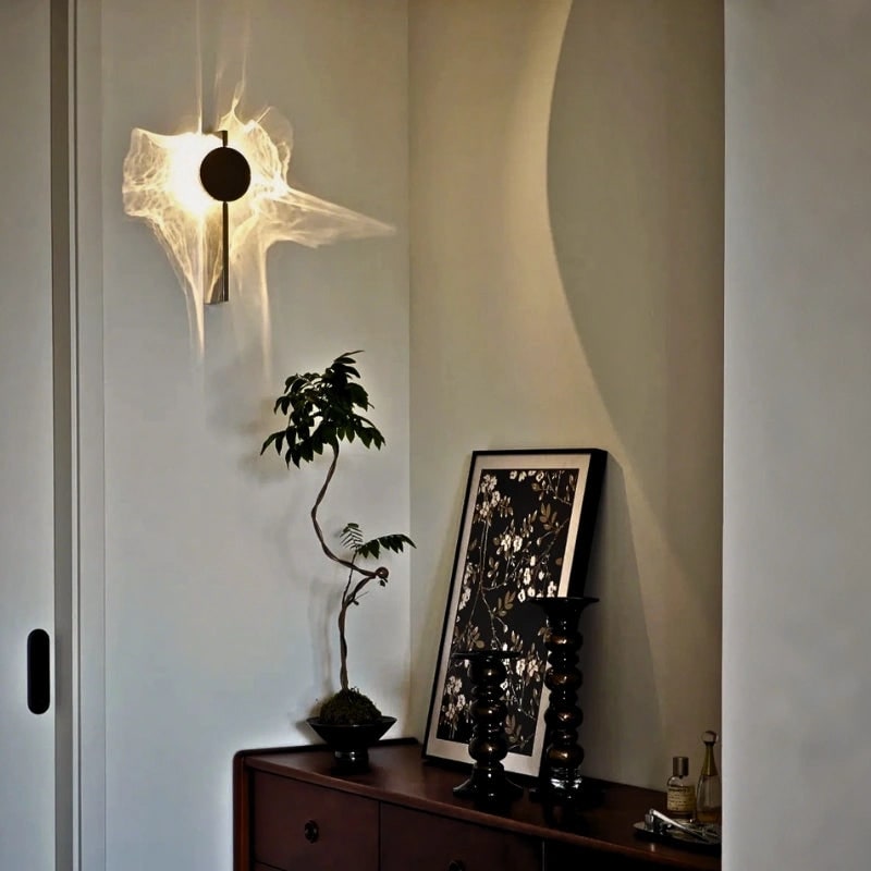 Wall Sconce Modern Ripple Adjustable Metal LED Light - Image 8