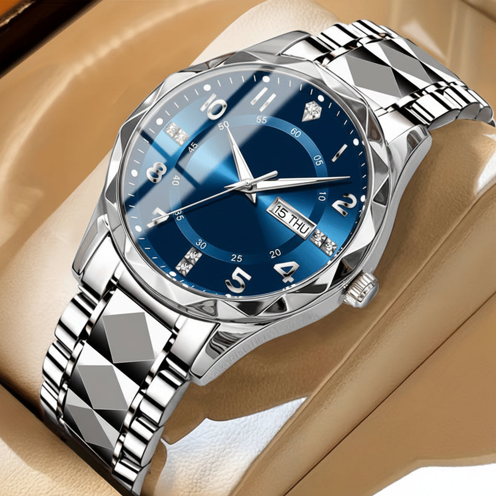 Sports Watch Men Multifunction Titanium Chronograph Wrist Watch