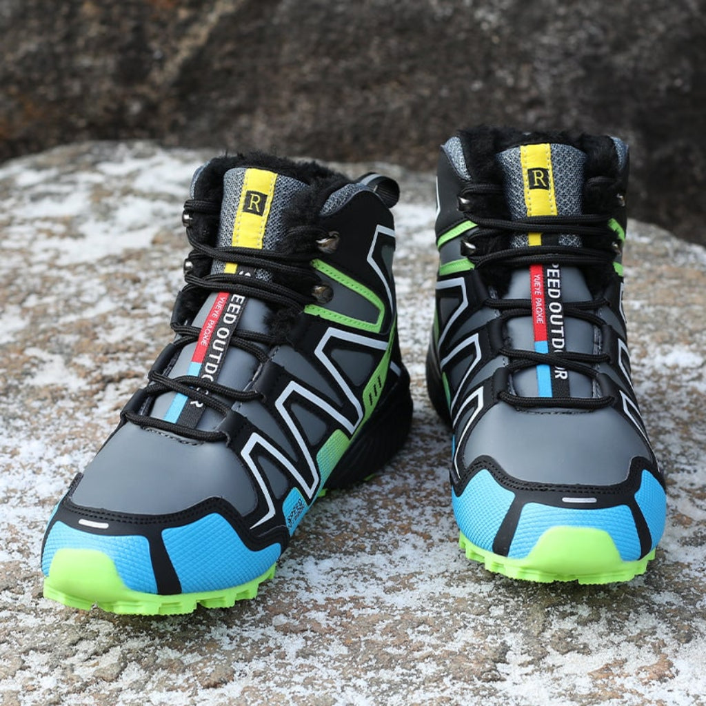 Waterproof Boots Hiking Winter Lace Up Ankle Boots - Image 2
