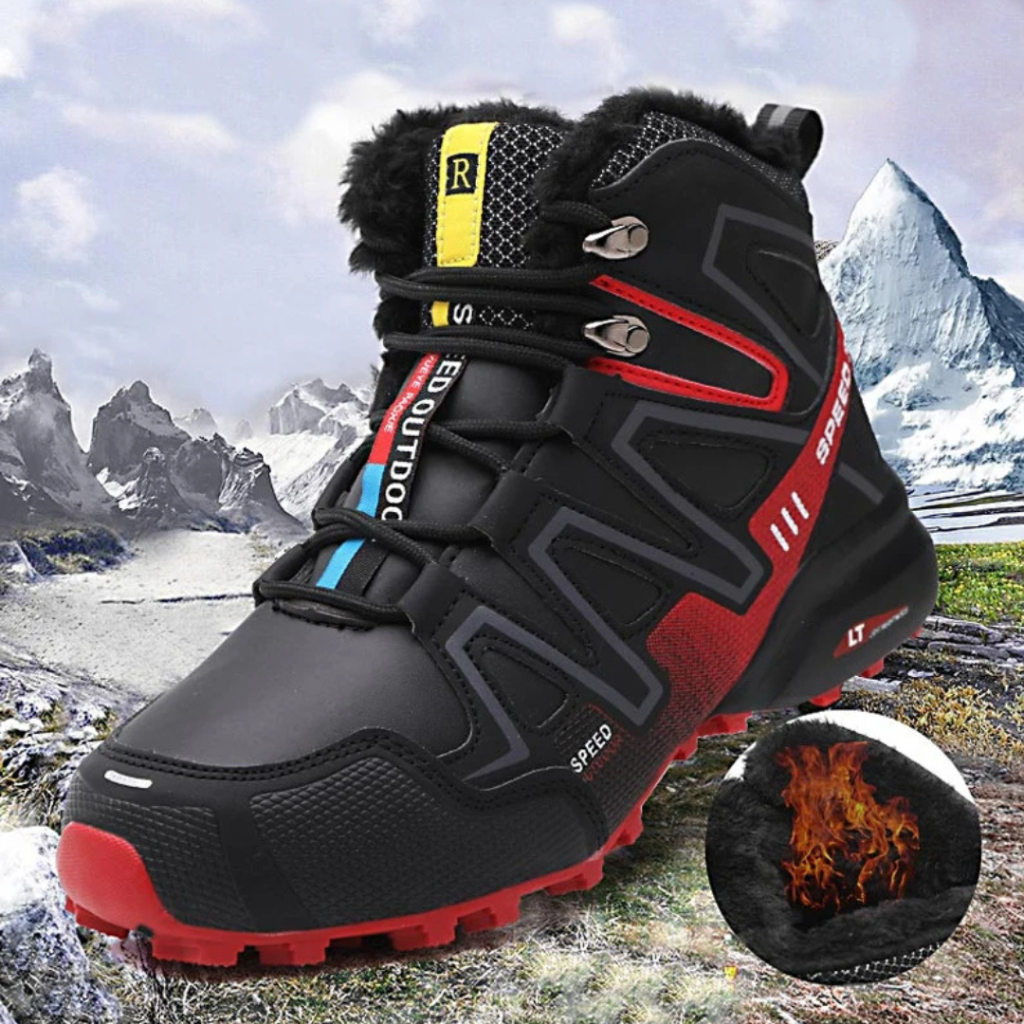 Waterproof Boots Hiking Winter Lace Up Ankle Boots - Image 5