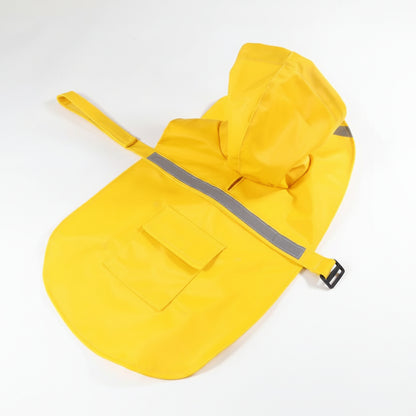 Waterproof Dog Raincoat Adjustable Hooded Design Pet Raincoat - Image 2