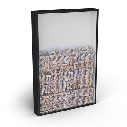 Wine Cork Frame Home Decor Stylish Wall Display Holder - Image 2