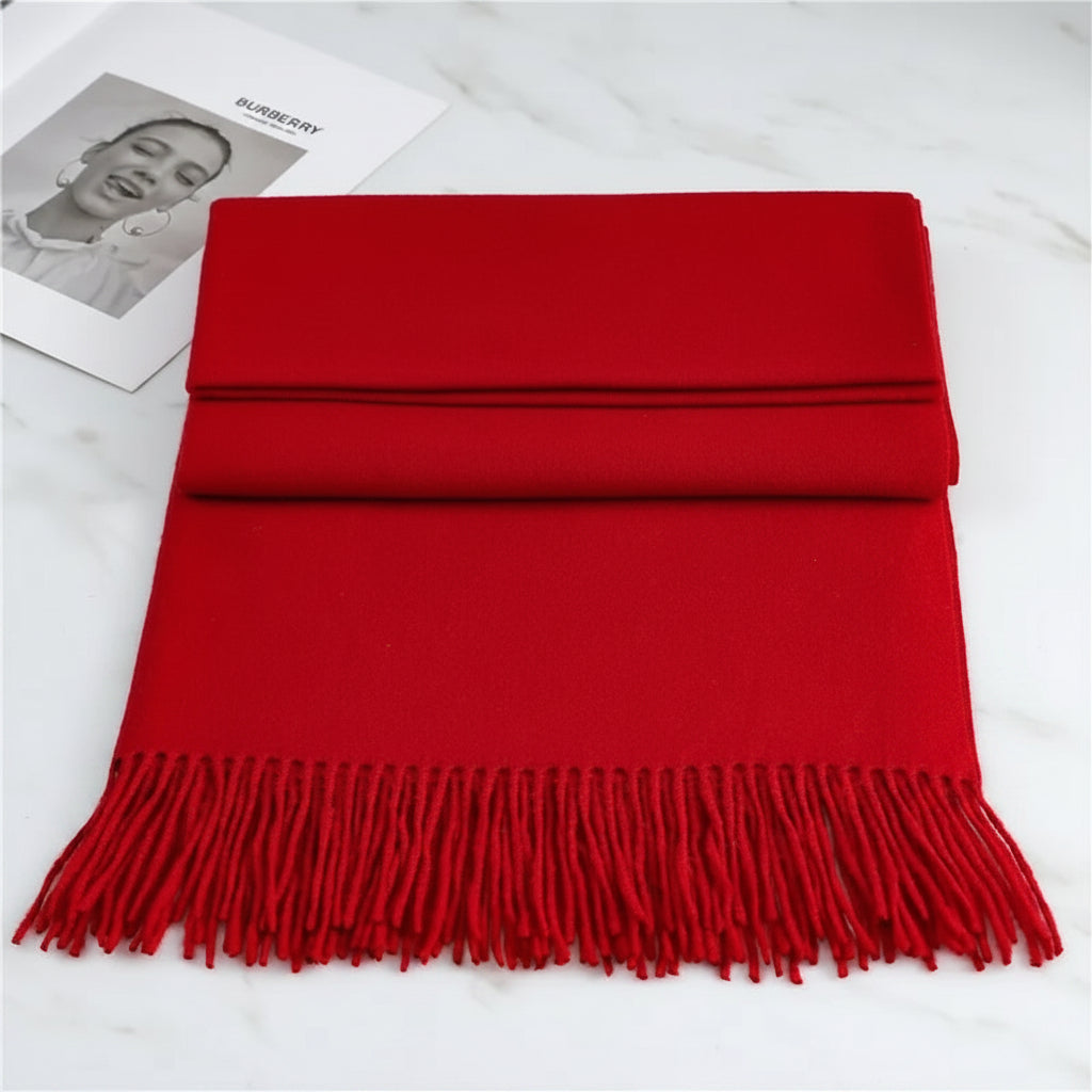 Winter Scarf Warm Cozy Cashmere Winter Soft Texture - Image 2