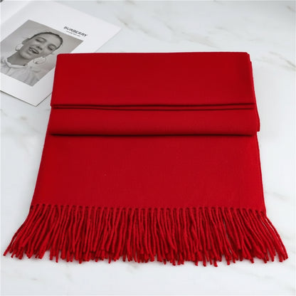 Winter Scarf Warm Cozy Cashmere Winter Soft Texture - Image 2