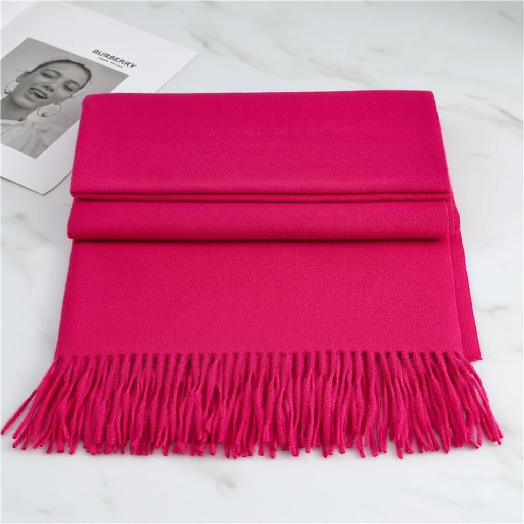 Winter Scarf Warm Cozy Cashmere Winter Soft Texture - Image 3