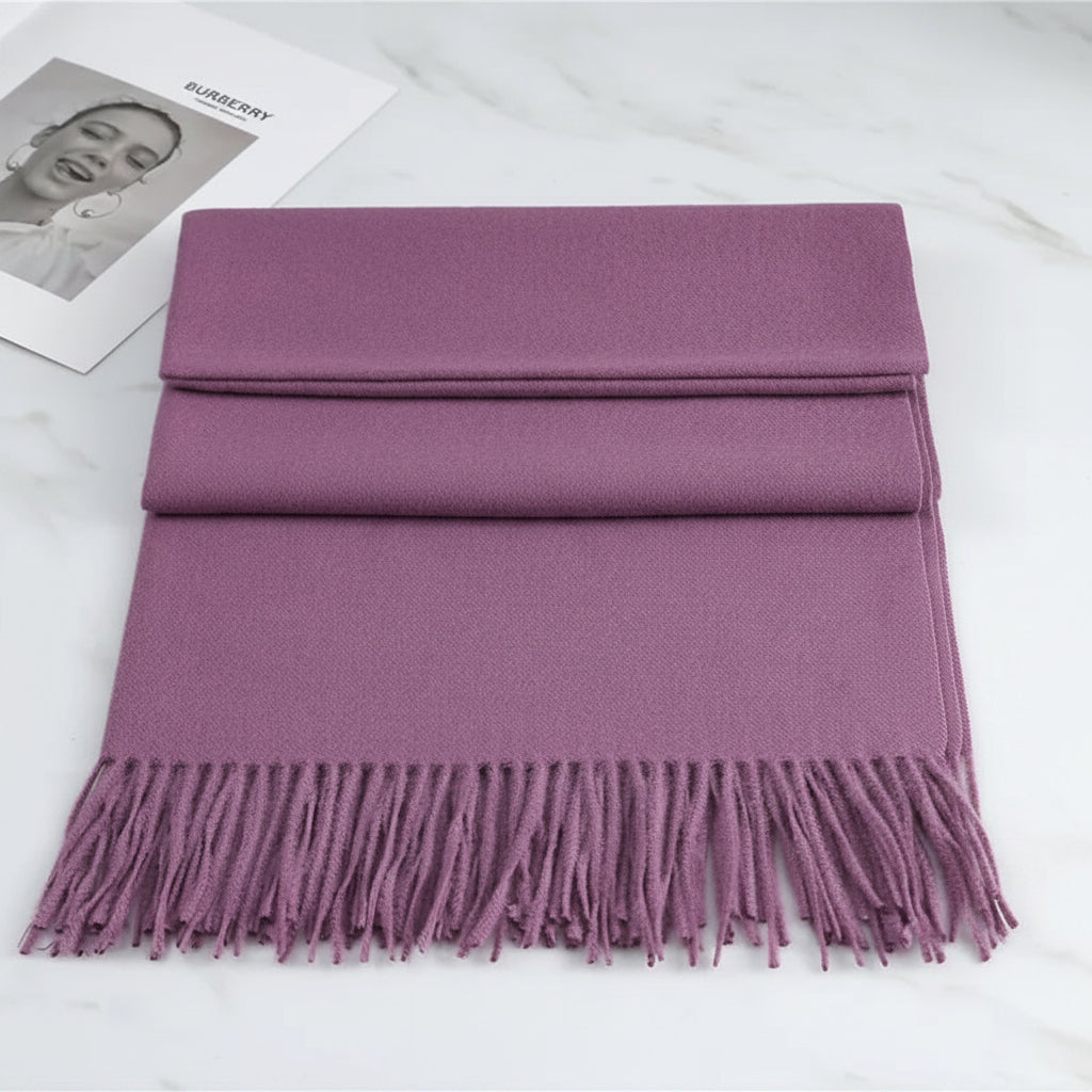 Winter Scarf Warm Cozy Cashmere Winter Soft Texture - Image 4