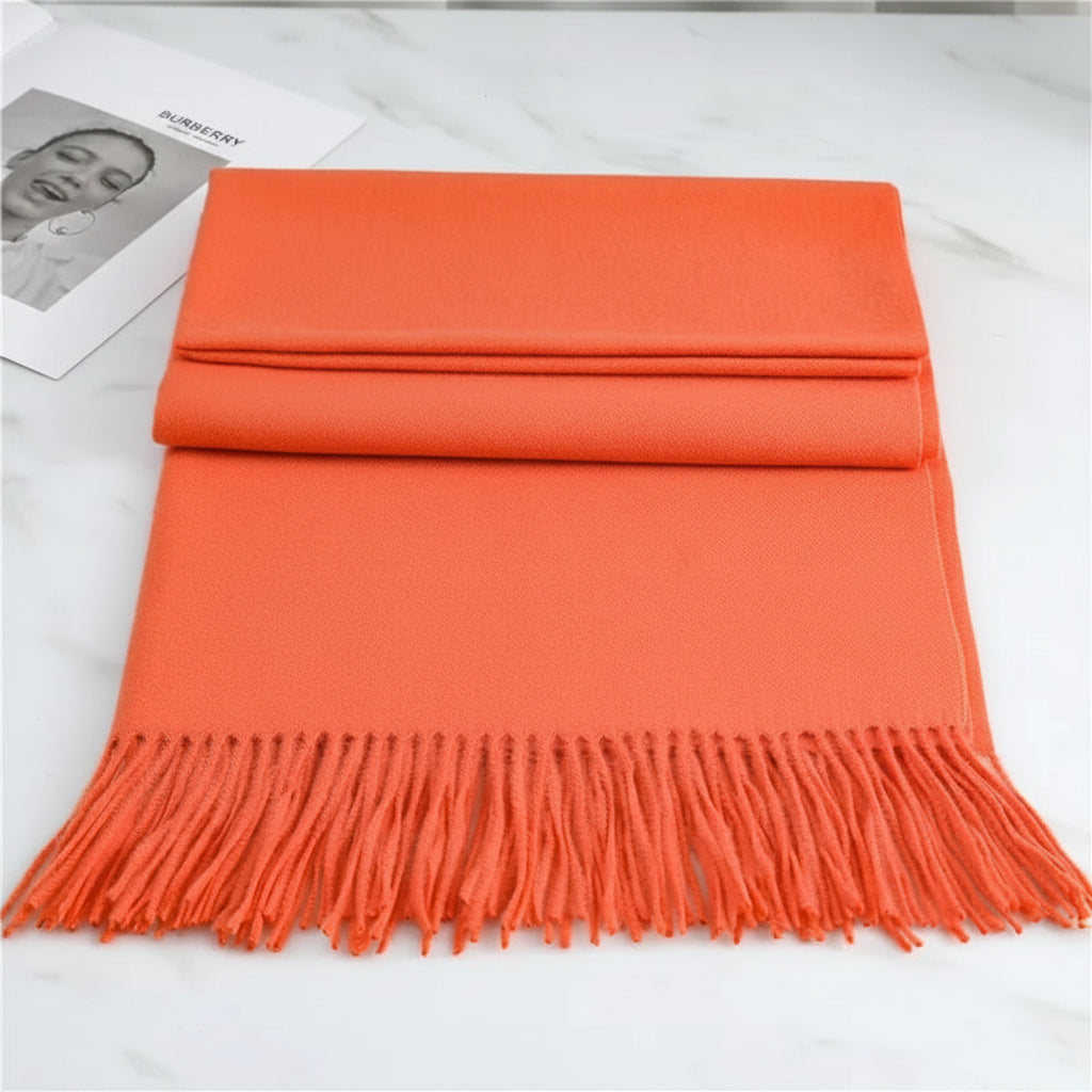 Winter Scarf Warm Cozy Cashmere Winter Soft Texture - Image 5