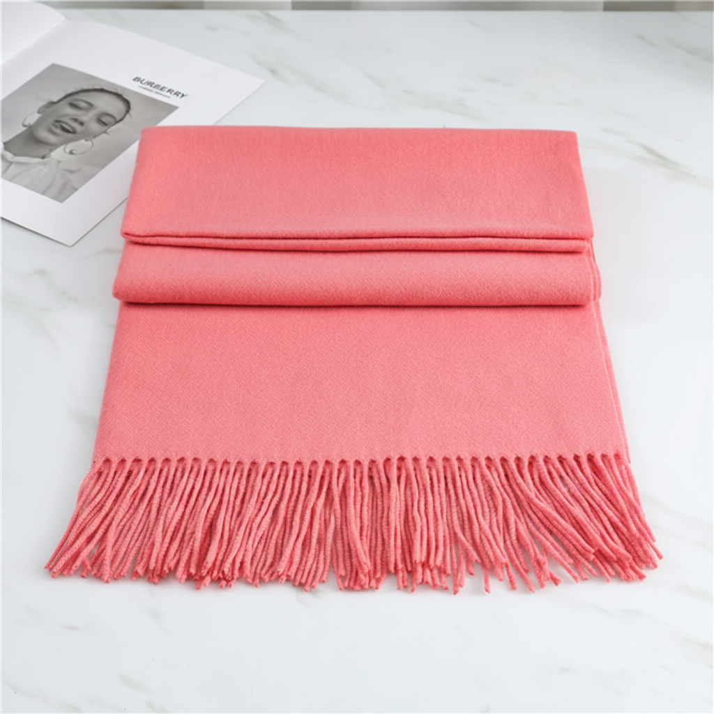 Winter Scarf Warm Cozy Cashmere Winter Soft Texture - Image 6