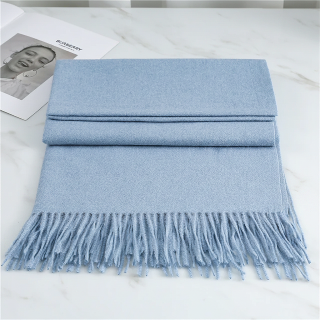Winter Scarf Warm Cozy Cashmere Winter Soft Texture - Image 7
