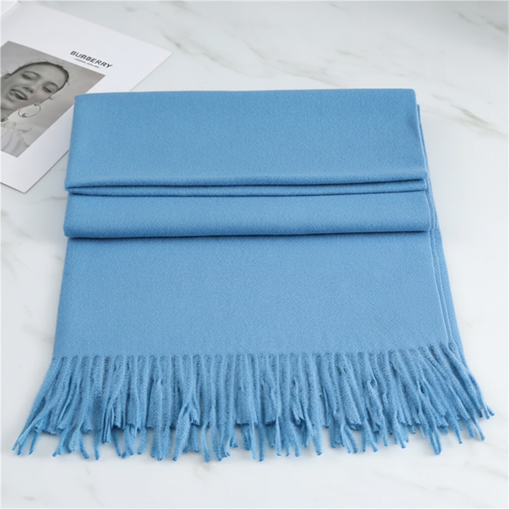 Winter Scarf Warm Cozy Cashmere Winter Soft Texture - Image 8