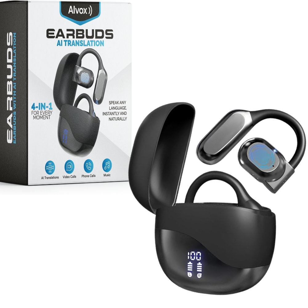 Wireless Earbuds Type C Charging Smart Translation Function - Image 7