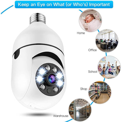 Wireless Security Camera Lightbulb Indoor Outdoor Use - Image 6