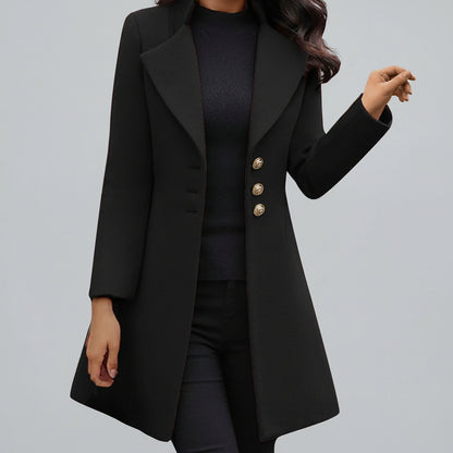 Womens Coat Water Resistant Hooded Belted Longline - Image 1