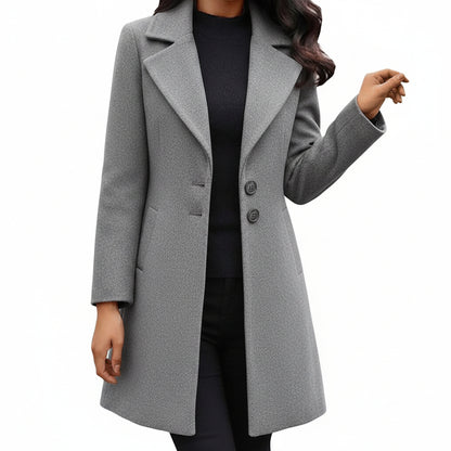 Womens Coat Water Resistant Hooded Belted Longline - Image 2