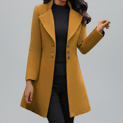 Womens Coat Water Resistant Hooded Belted Longline - Image 3