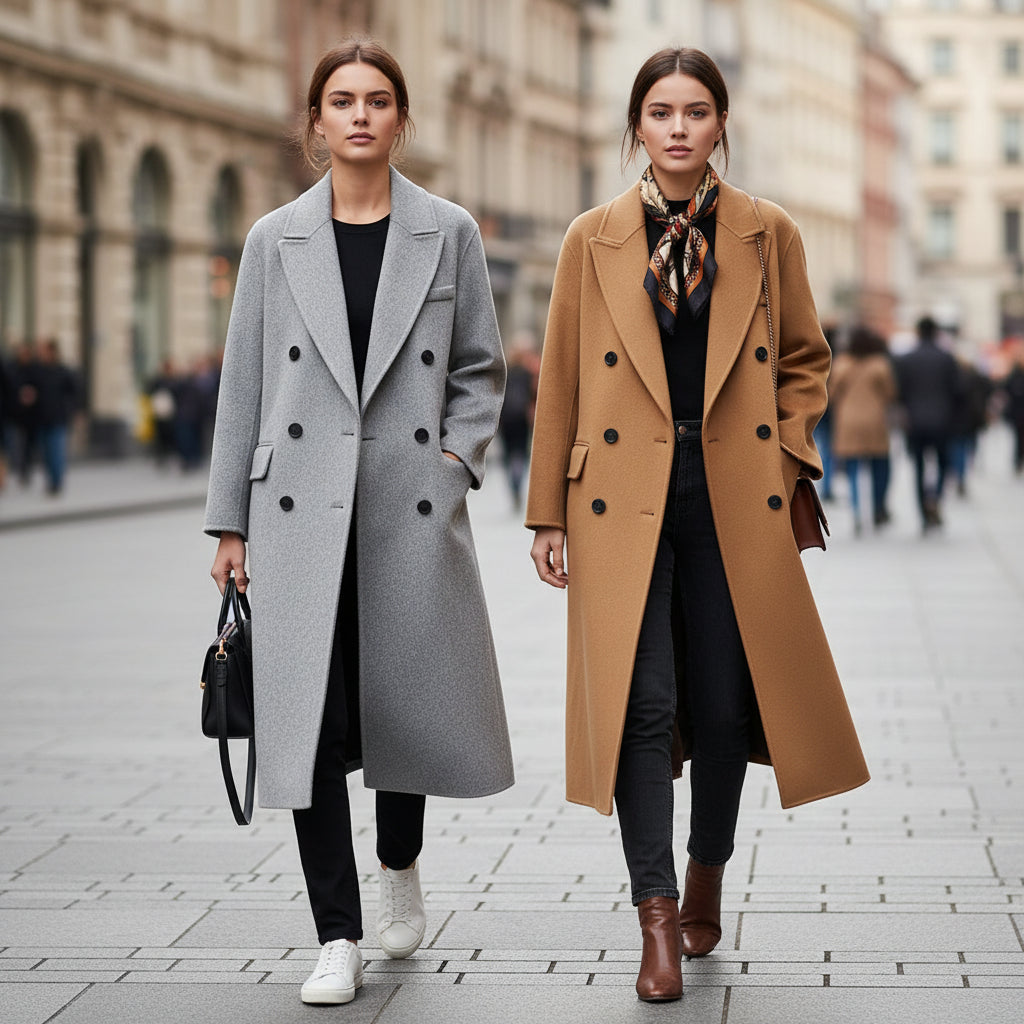 Womens Coat Water Resistant Hooded Belted Longline - Image 4