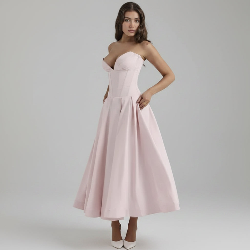 Women's Cocktail Dress Midi Off Shoulder | Party Dress - Image 13