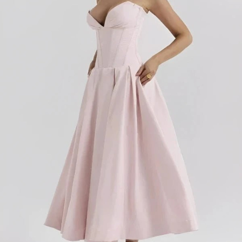 Women's Cocktail Dress Midi Off Shoulder | Party Dress - Image 15
