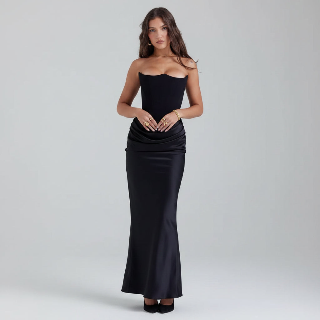 Womens Formal Dress Corset Evening Gown - Image 19