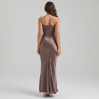 Womens Formal Dress Corset Evening Gown - Image 4