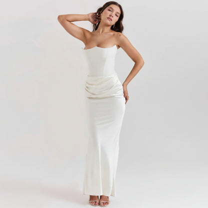 Womens Formal Dress Corset Evening Gown - Image 8
