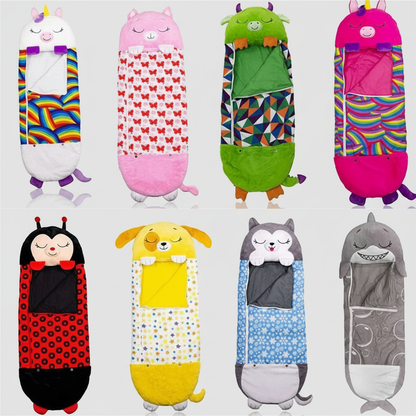 Womens Kids Sleeping Bag Lightweight Hooded Sack - Image 4