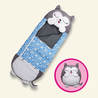 Womens Kids Sleeping Bag Lightweight Hooded Sack - Image 7