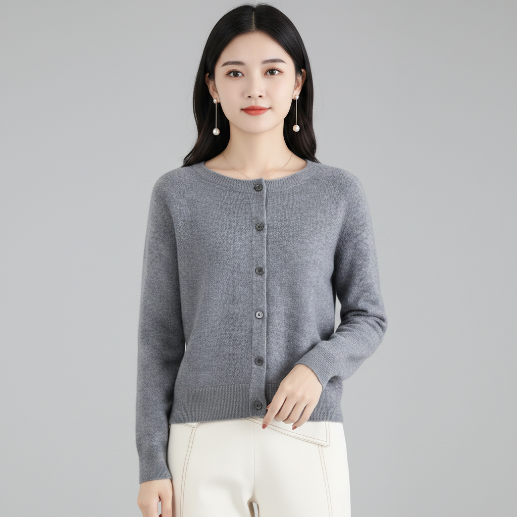 Womens Knitted Sweater Cardigan Warm - Image 11