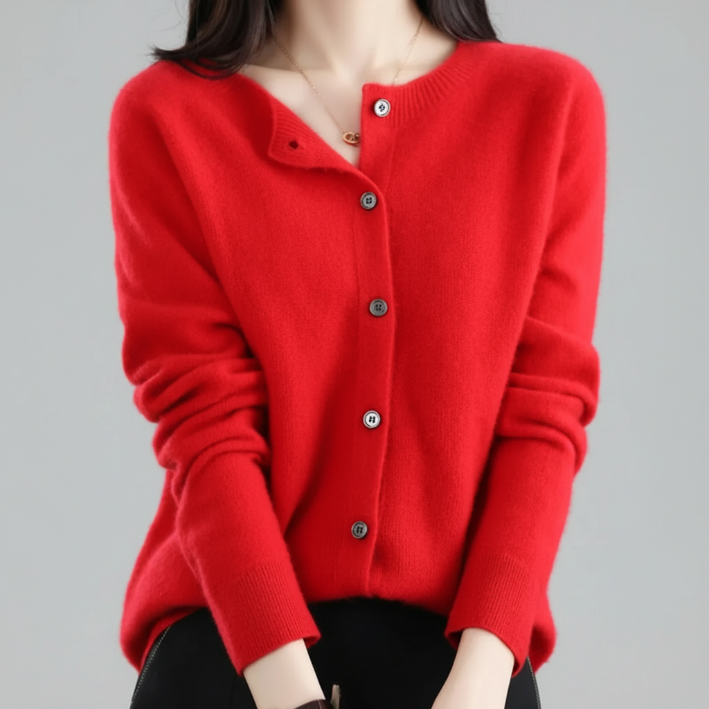 Womens Knitted Sweater Cardigan Warm - Image 3
