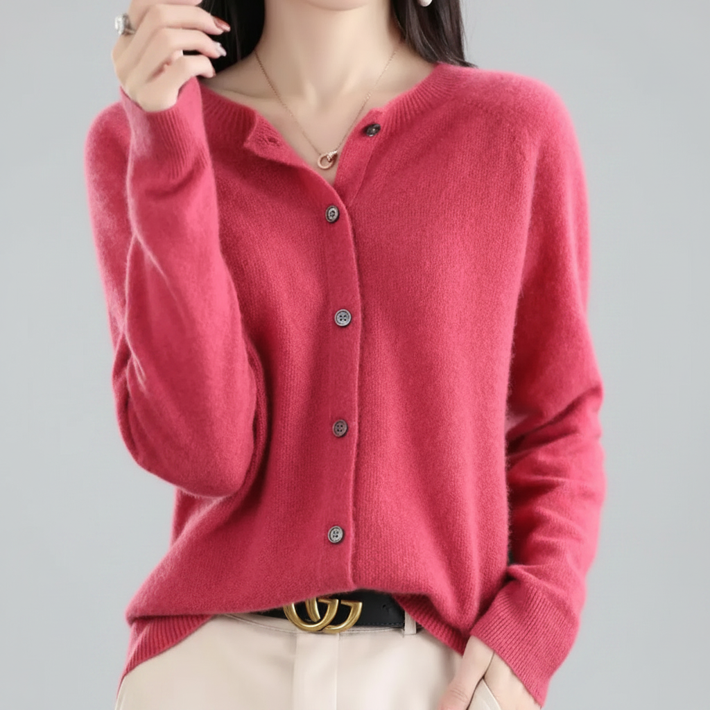 Womens Knitted Sweater Cardigan Warm - Image 4