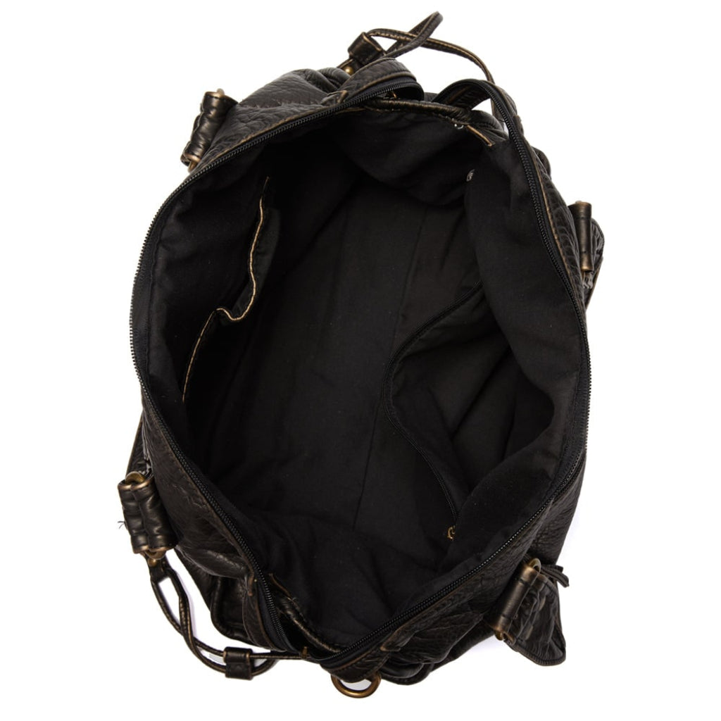 Womens Large Adjustable Strap Retro Style Handbag - Image 4