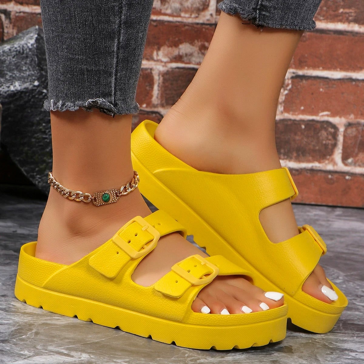 Women's Supportive Sandals Thick Sole Ergonomic | Footwear - Image 2