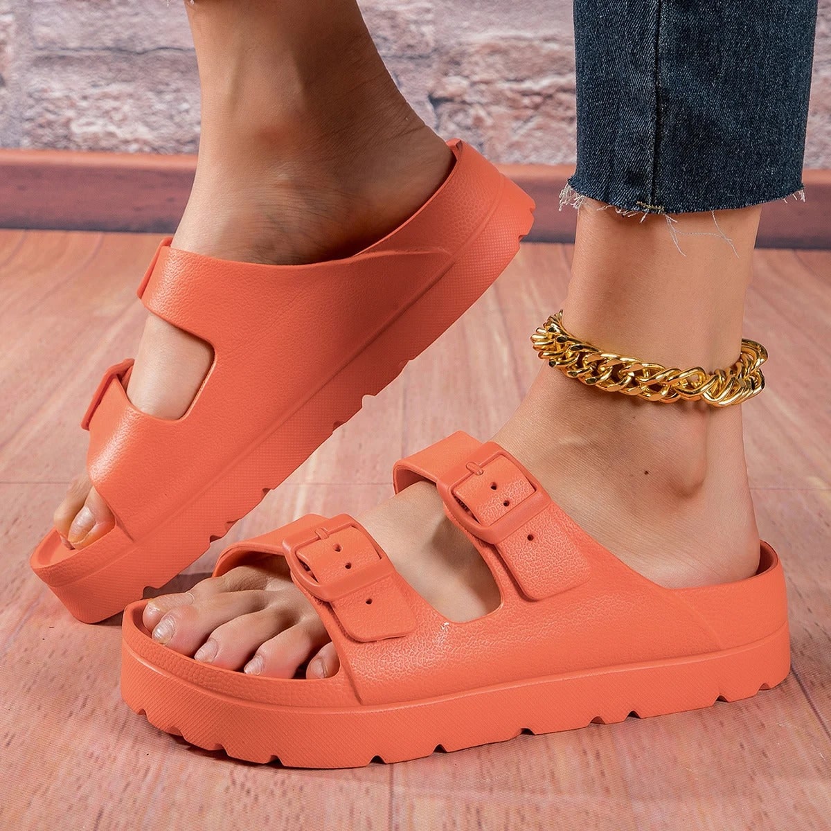 Women's Supportive Sandals Thick Sole Ergonomic | Footwear - Image 3