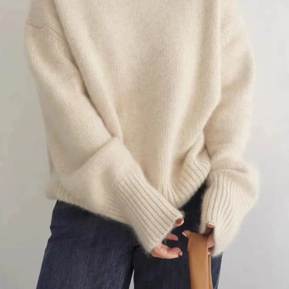 Womens Sweater Turtleneck Cashmere Winter Wear - Image 2