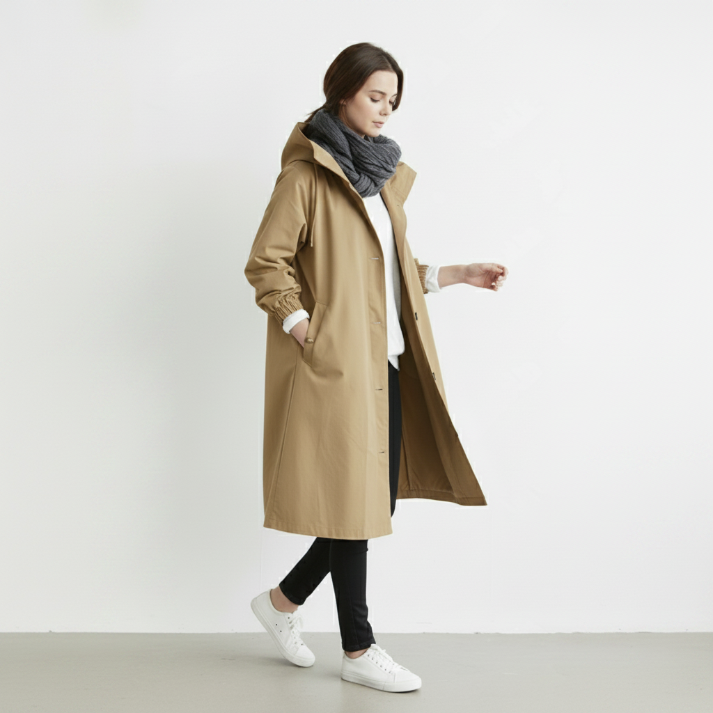 Women's Trench Coat Waterproof | Winter Coat - Image 2