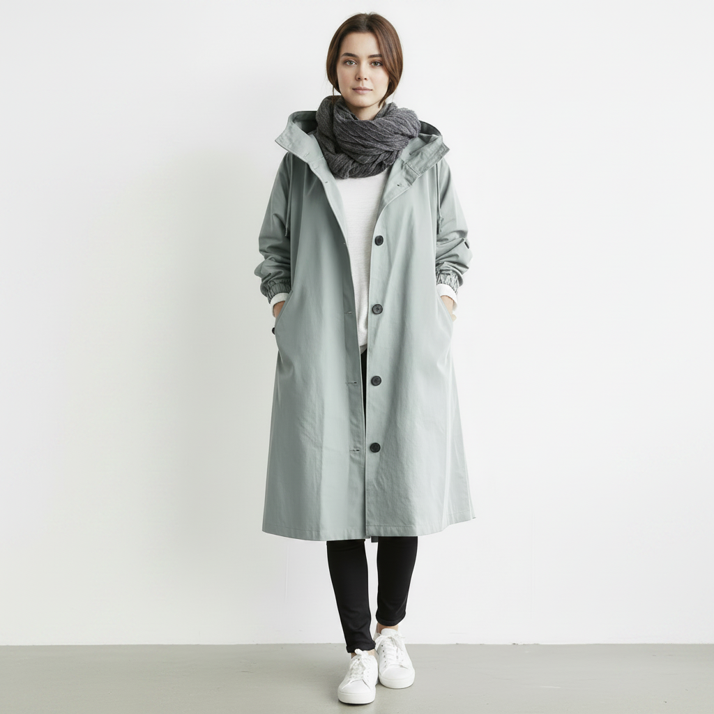 Women's Trench Coat Waterproof | Winter Coat - Image 9