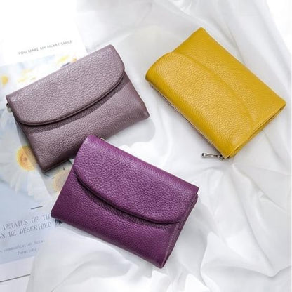 Women's Wallet Leather RFID Protection Slim Bifold Coin Pocket - Image 24