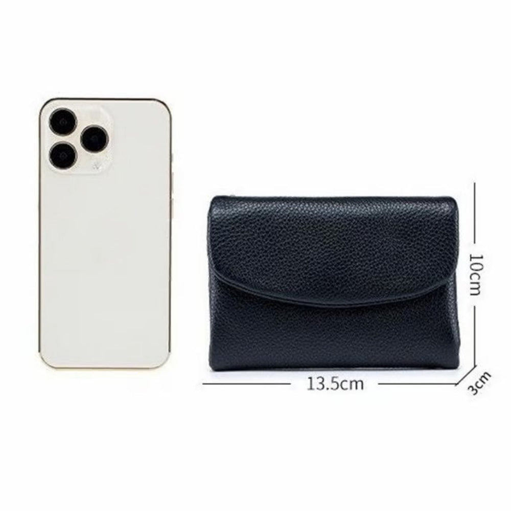 Women's Wallet Leather RFID Protection Slim Bifold Coin Pocket - Image 32