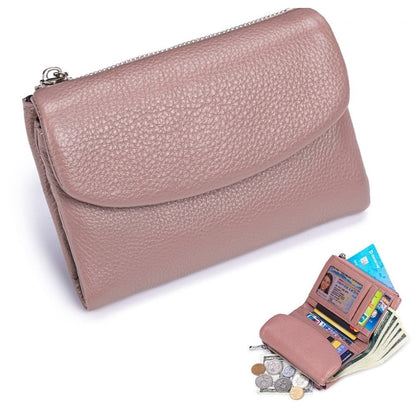Women's Wallet Leather RFID Protection Slim Bifold Coin Pocket - Image 7