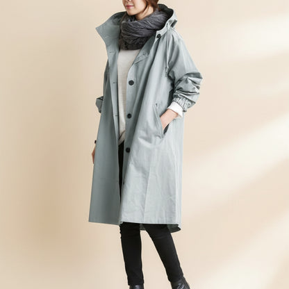 Women's Waterproof Trench Coat Hooded | Functional Outerwear - Image 5