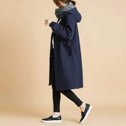 Women's Waterproof Trench Coat Hooded | Functional Outerwear - Image 6