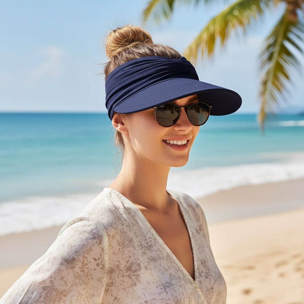 Women's Wide Brim Sun Beach Hat Packable | Sun Protection - Image 5