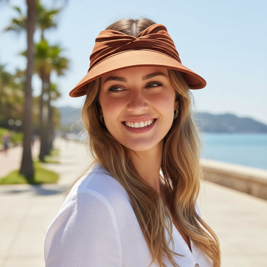 Women's Wide Brim Sun Beach Hat Packable | Sun Protection - Image 7