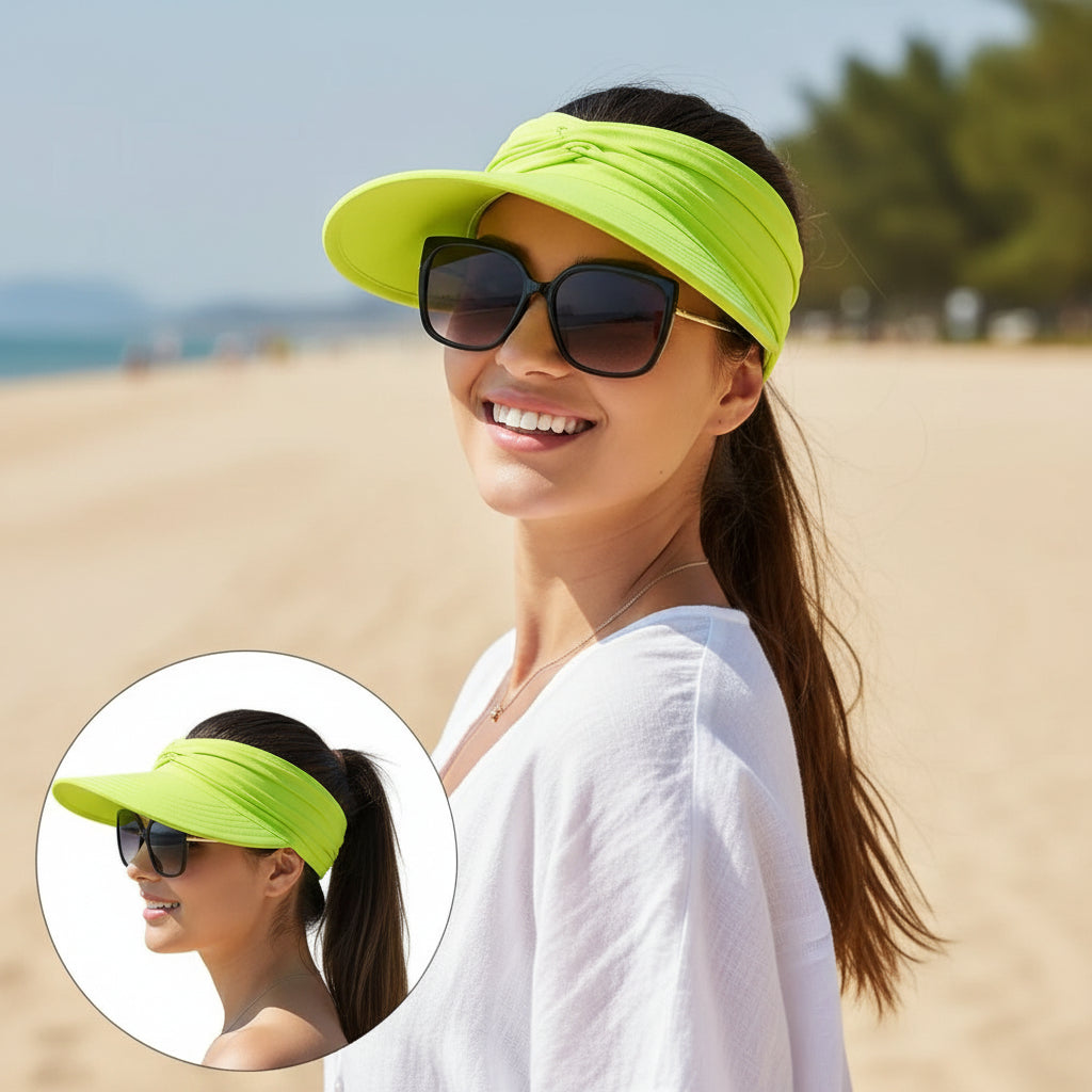 Women's Wide Brim Sun Beach Hat Packable | Sun Protection - Image 9