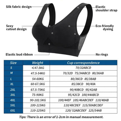 Women's Wireless Bra No Underwire | Support - Image 11