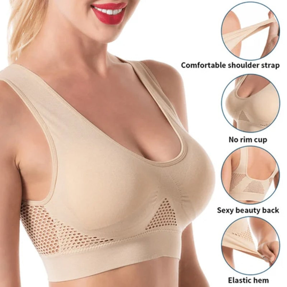 Women's Wireless Bra No Underwire | Support - Image 6